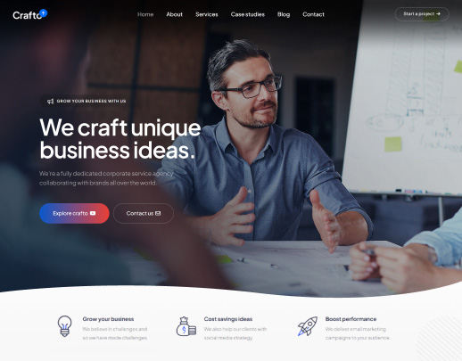IT Business tema onizlemesi